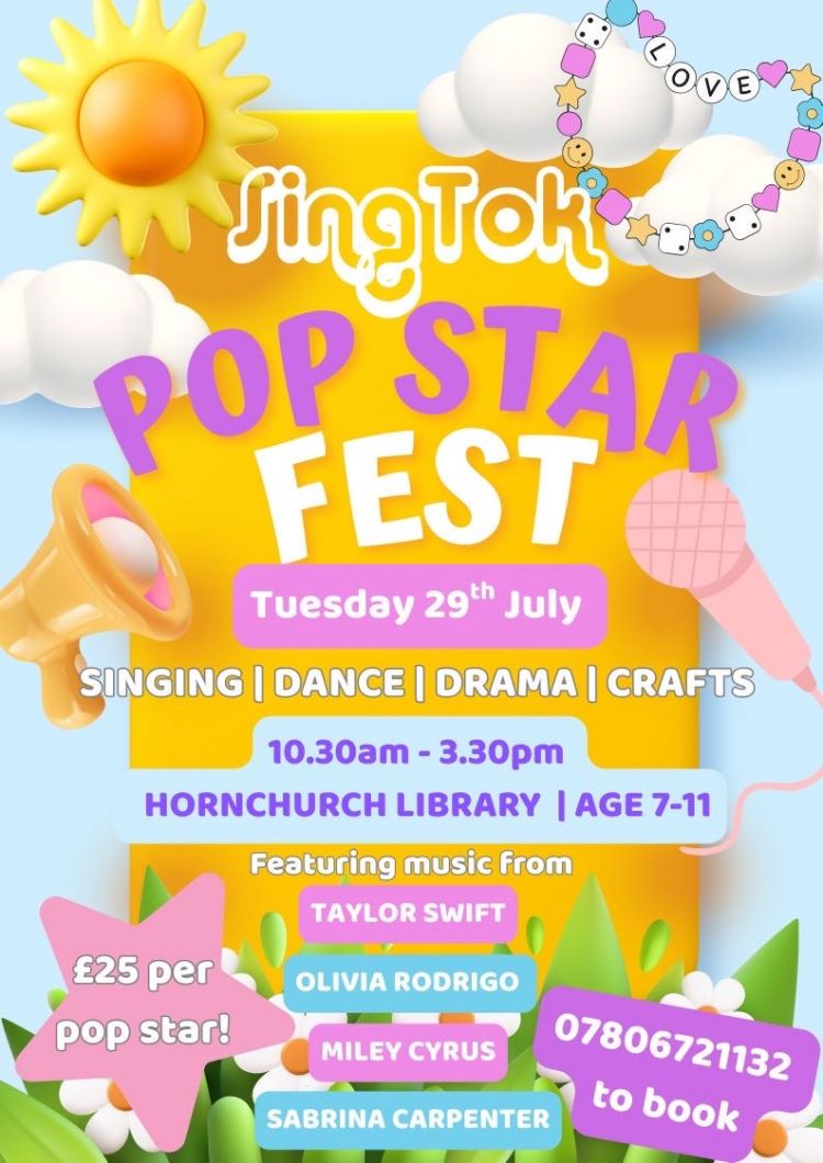 'Pop Star Fest' Performing Arts Camp