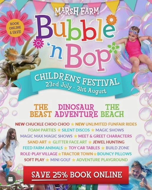 Bubble 'n' Bop Children's Festival at Marsh Farm