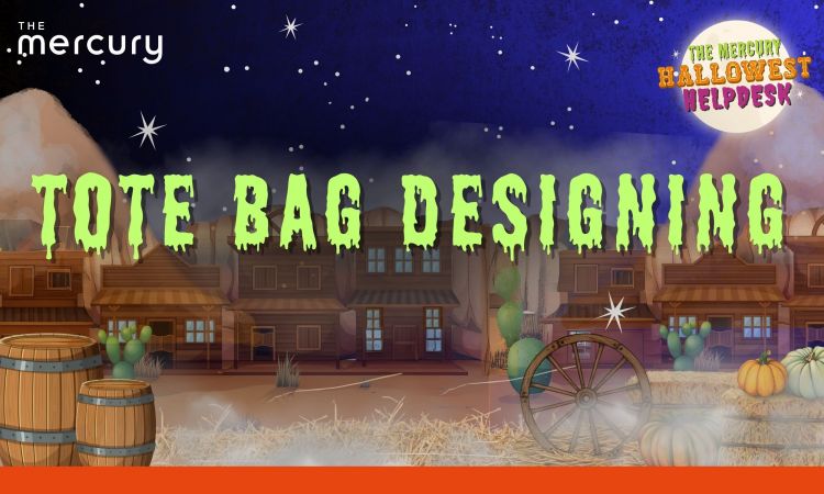 Hallowest Helpdesk – Halloween Tote bag designing