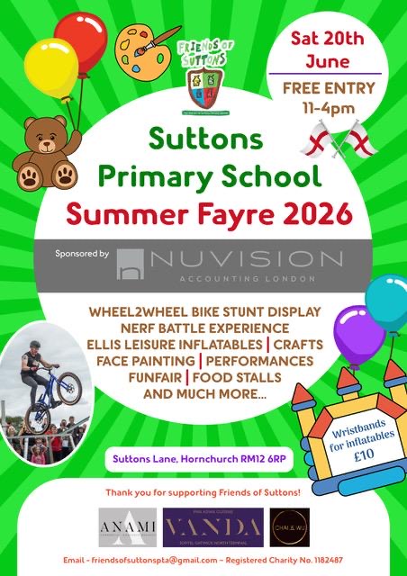 Suttons Primary School Summer Fayre