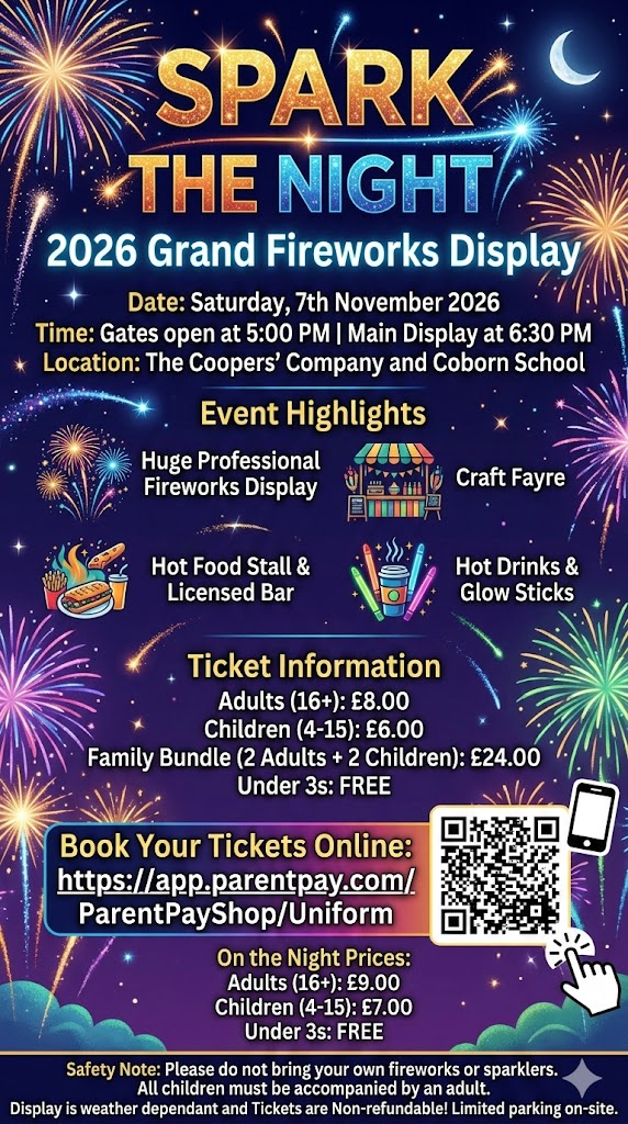 Coopers Coborn Fireworks display