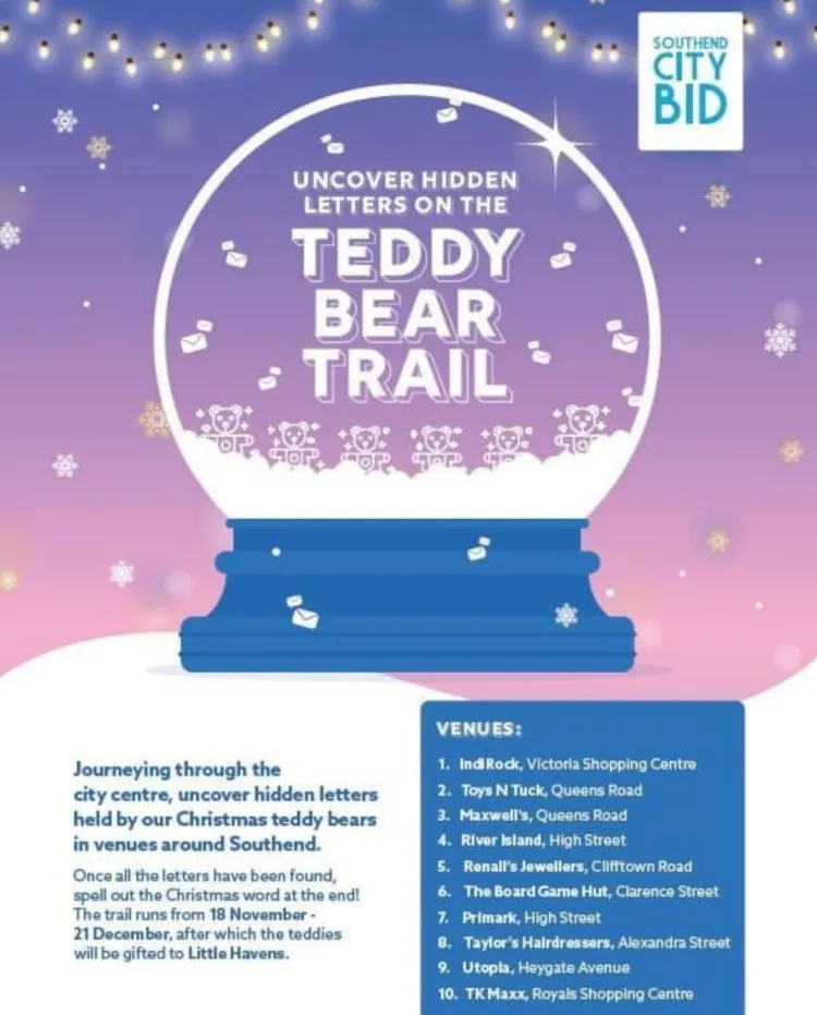 Christmas Teddy Bear Trail 