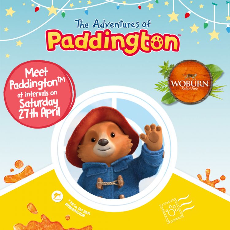 Meet Paddington at Woburn Safari Park on the 27th April