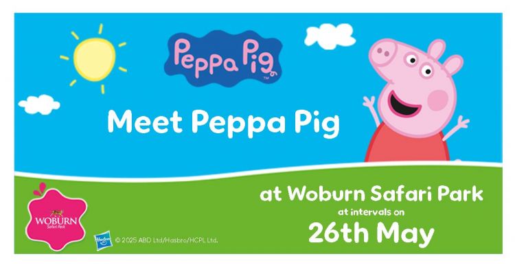 Come and meet Peppa Pig at Woburn Safari Park