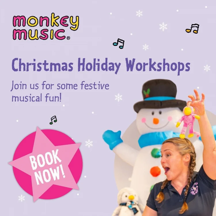 Monkey Music Christmas Holiday Workshops