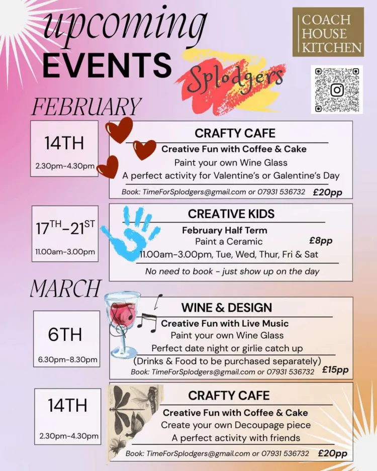 Splodgers Arts & Crafts Half Term