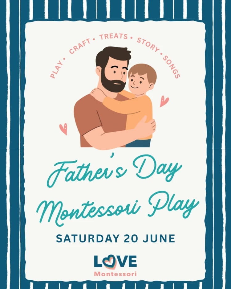 Father's Day Montessori Play