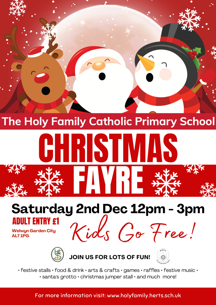 The Holy Family Catholic Primary School Christmas Fayre