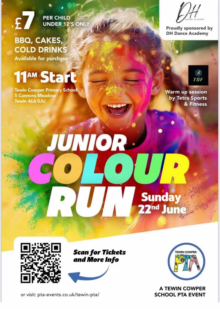Tewin Cowper colour run