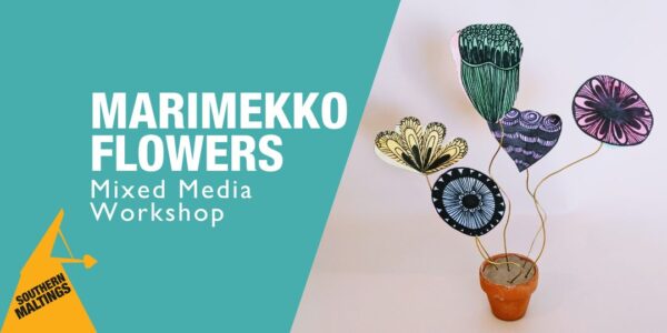Marimekko Flowers Mixed Media Workshop (Age 8+) – May Half Term Works