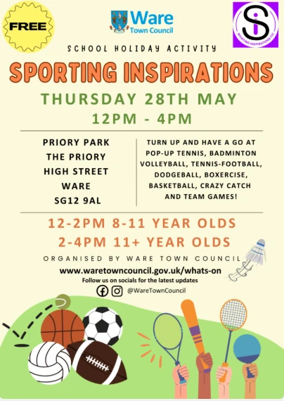 School Holiday Activity – Sporting Inspirations