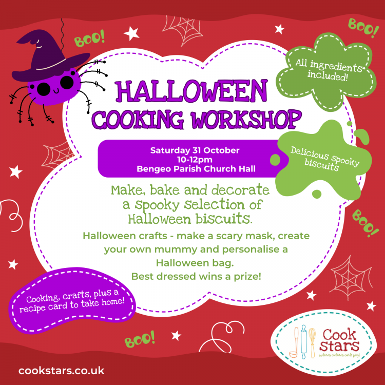 Cook Stars Halloween Cookery workshop